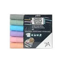 Pébéo 7A Opaque Marker Pack - 6, Pastel