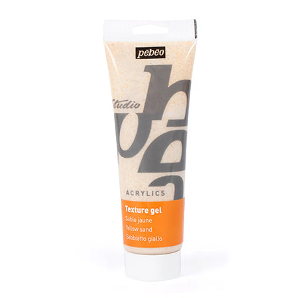 Pebeo Sand Texture Gel - Black