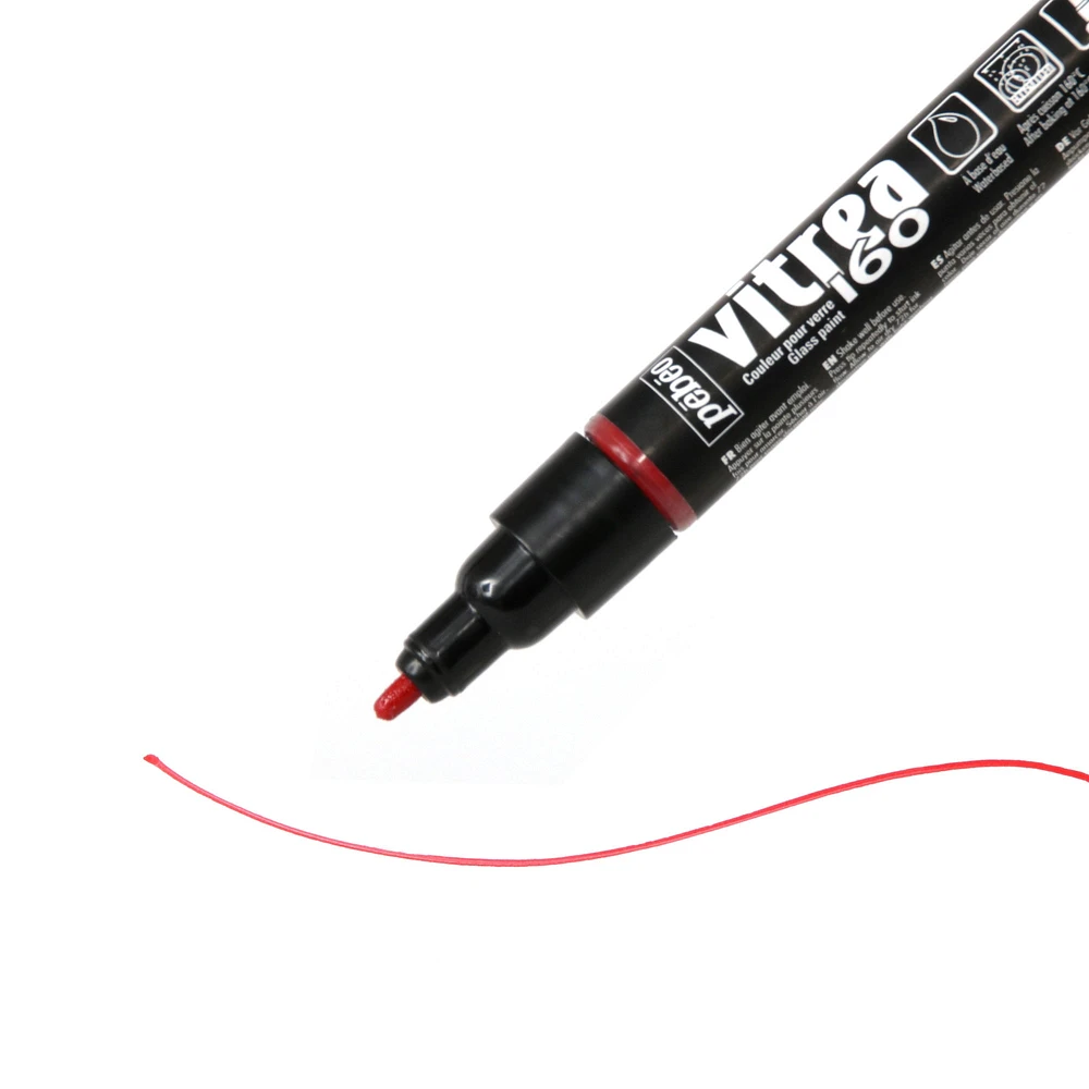 Glass Paint Vitrea 160 Markers - Bengal Pink