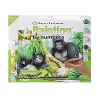 Junior Painting by Numbers Kit - Mountain Gorillas, Large