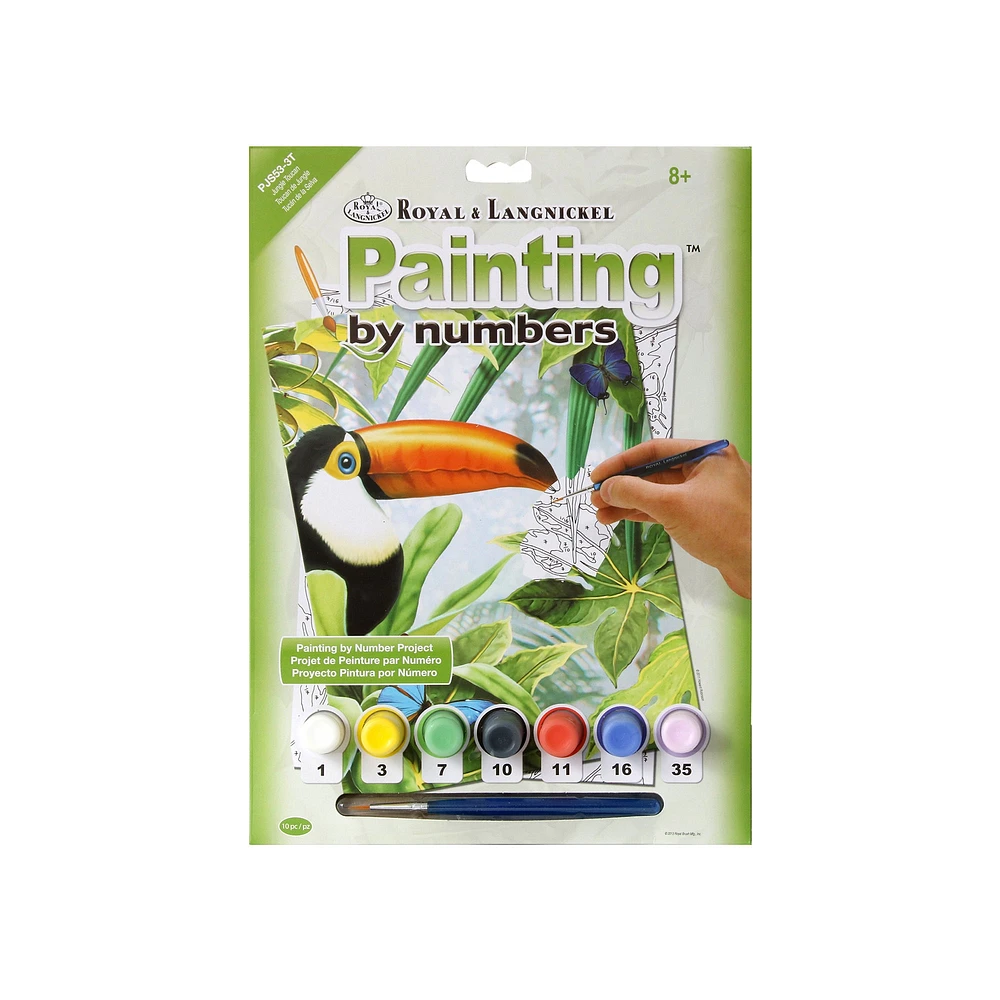 Peinture à numéros Junior – toucan de la jungle