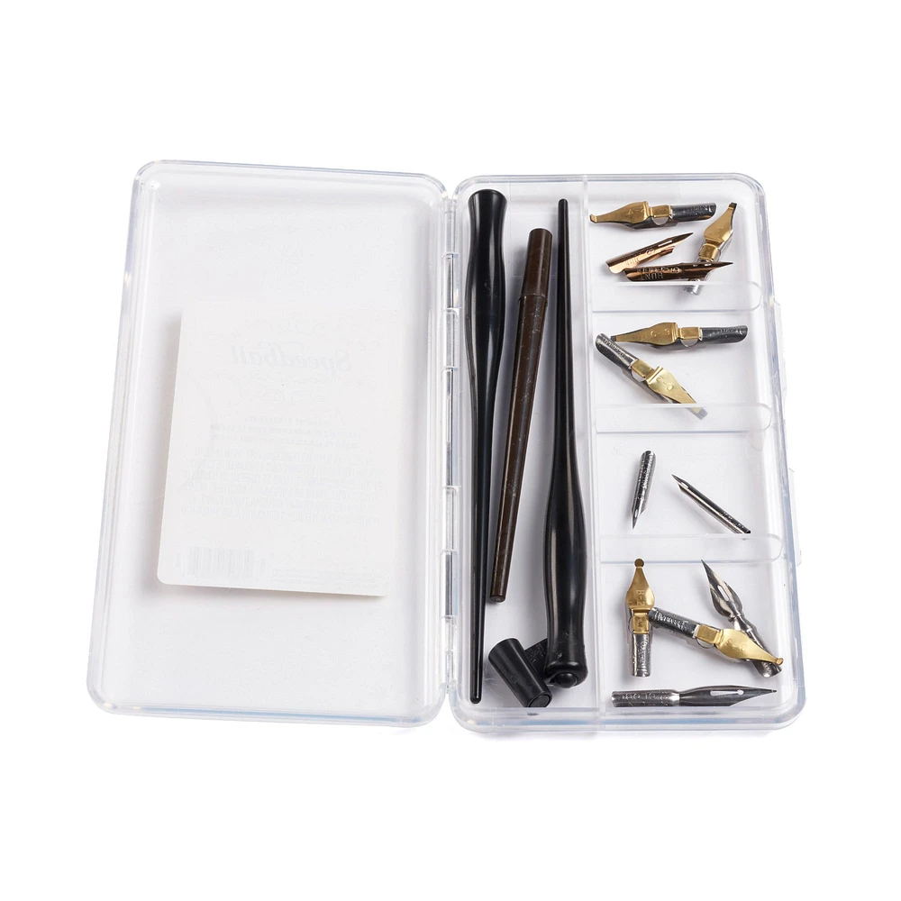 16-Piece Drawing & Lettering Storage Set