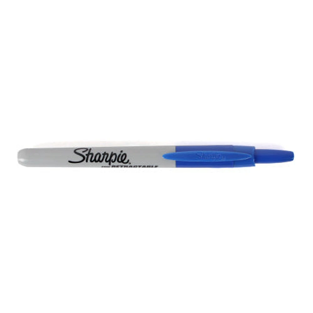 Retractable Fine Sharpie Marker - Black