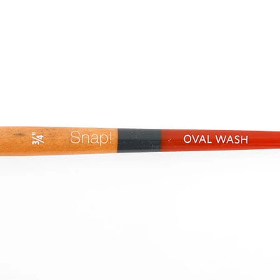 Snap! Paintbrush – Oval ¾ in, Synthetic