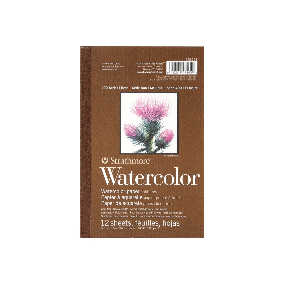 Tablette pour aquarelle Strathmore