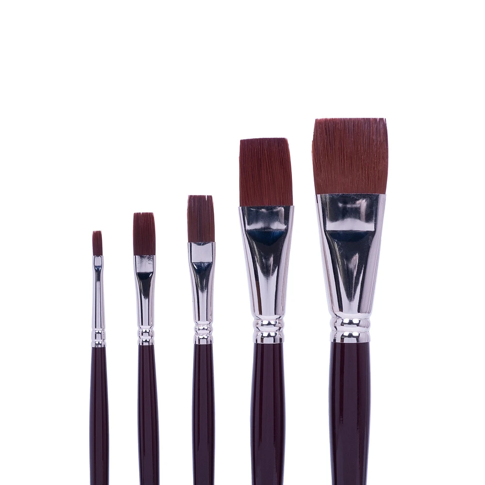 Galeria Synthetic Bristled Bright Paintbrush