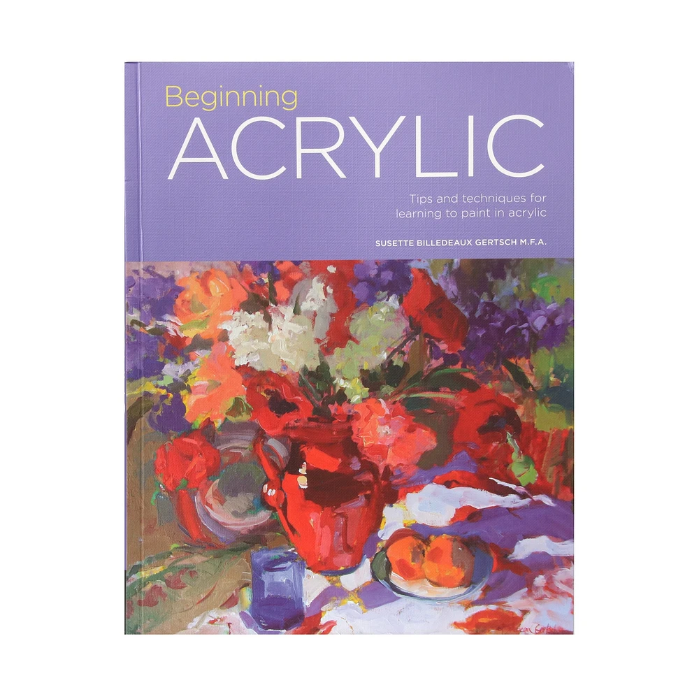 Beginning Acrylic – livre en anglais