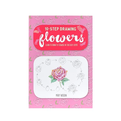 Ten-Step Drawing Flowers – English book