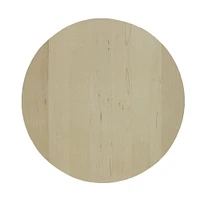Basswood Circle Panel - 12 in