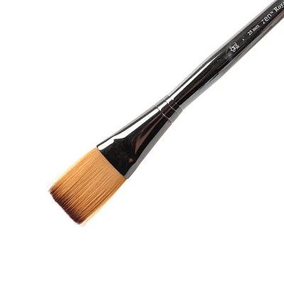 Short handle one stroke paintbrush