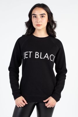 The Jet Black Classic Crewneck