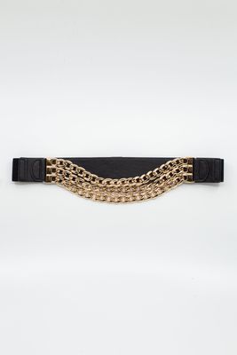 Triple Chain Front Waist Belt