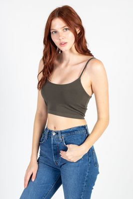 Bamboo Cropped Cami