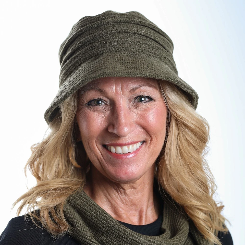 Chapeau cloche tissu gaufr