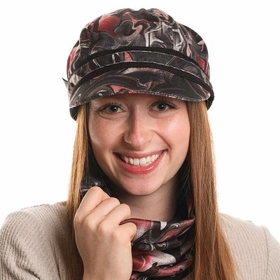 Casquette avec bande contrastante