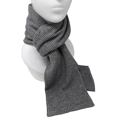 Double embossed fabric scarf