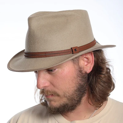 Evolve Australia Felt Fedora Hat