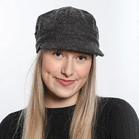 Casquette en laine bouillie