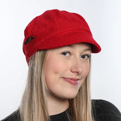 Boiled wool cap