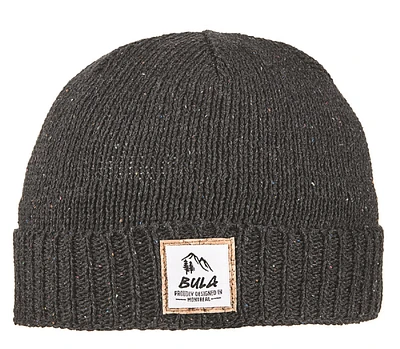 Beanie hat made of recycled material with cuff