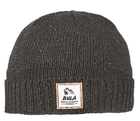 Beanie hat made of recycled material with cuff