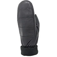 Leather mitt with cuff