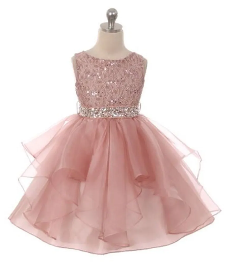 Couture diamond design dress Blush Pink