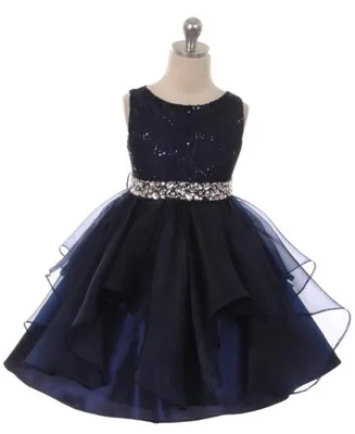 Couture Diamond design dress Navy Blue