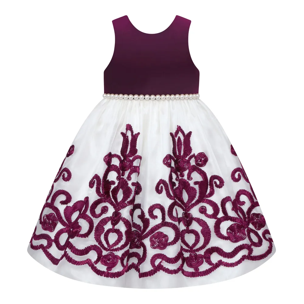 Paparazzi Dress Wine and Cream