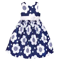 Paparazzi Navy and White Floral Dress