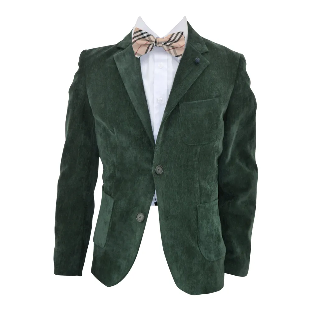 Paparazzi Green  Corduroy Blazer