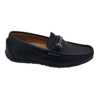 Boys Black H  Loafers