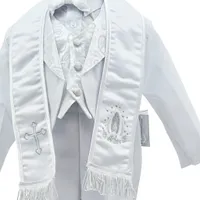 Designer Tuxedo with Tail And Sash Christening