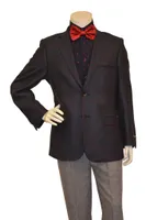 Boys Designer Wool-Blend Tweed Blazer Jacket