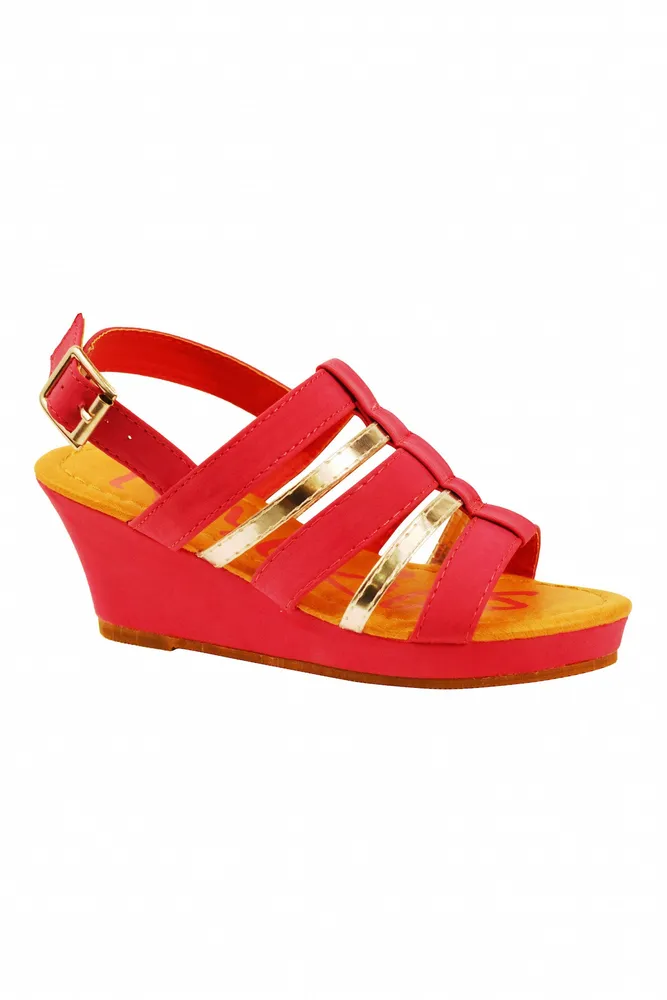 Wedge Sandal Fuschia