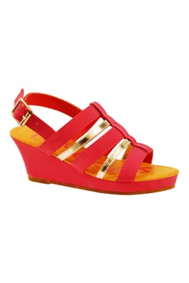 Wedge Sandal Fuschia