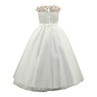 Paparazzi White Designer Flower Bud Bodice With Lace Cap Sleeve