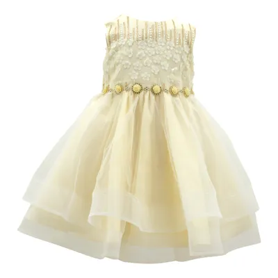 Baby Dress Candlelight Gold