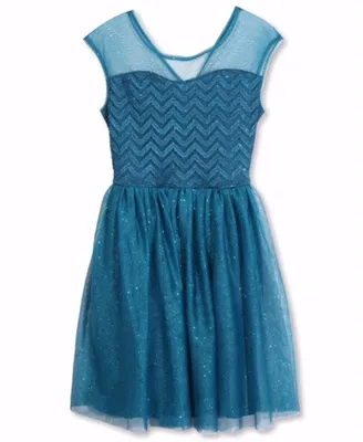 Designer Sequence Dress Turquoise