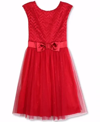 Designer Sequence Dress Holiday Red
