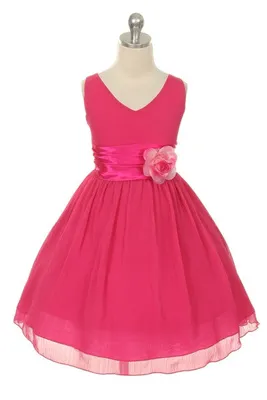 Paparazzi Chiffon Dress Fuschia