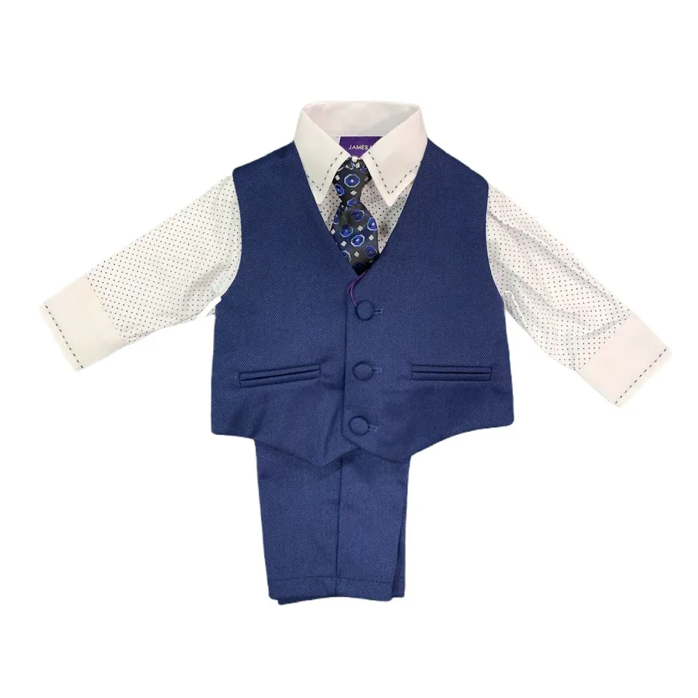 Paparazzi Navy Boys 4 pc Vest Set