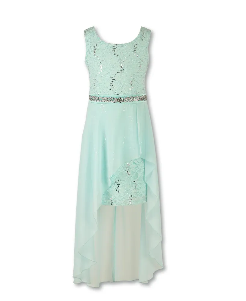 Designer Sequence Dress Mint