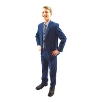 Designer Slim 5 pc Suit with Paisley Vest