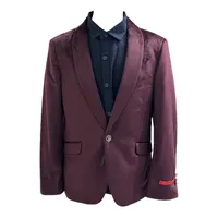 Paparazzi Designer Plum Purple  Velvet Blazer Jacket