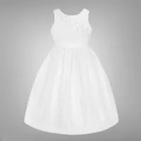 Pearl Sequin Embroidered Communion Dress