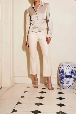 SIGOURNEY PINTUCK PANTS