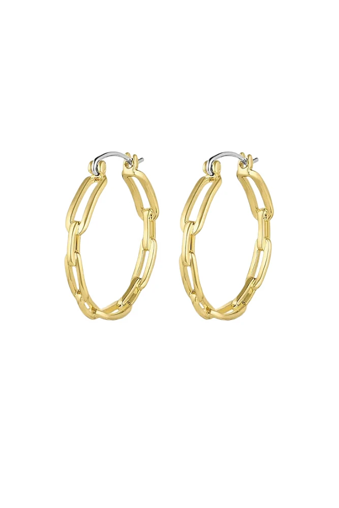PARKER LINK SMALL HOOPS