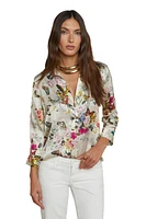 DANI 3/4 SLV BLOUSE (40126BYG)