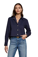 COSETTE CROP HI LOW SHIRT